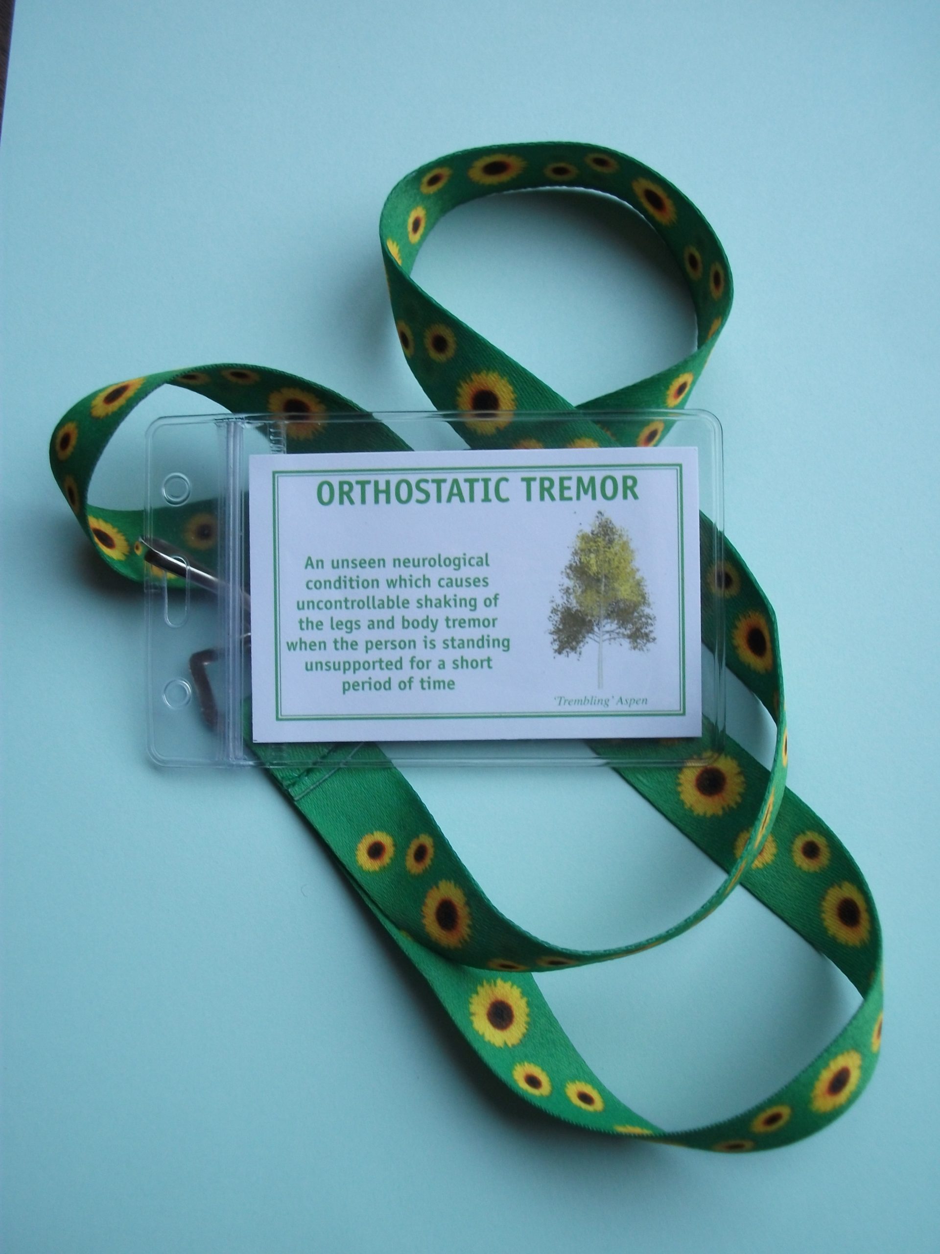 "Sunflower" hidden disability lanyard